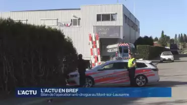 Bilan de l&#039;opération coup de filet au Mont-sur-Lausanne 
