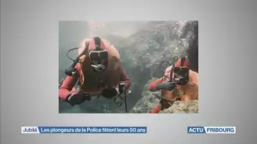 Les plongeurs de la Police fêtent leurs 50 ans