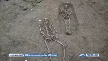 51 tombes découvertes à Romont