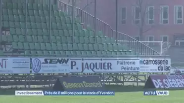 Près de 8 millions pour le stade d&#039;Yverdon-les-Bains