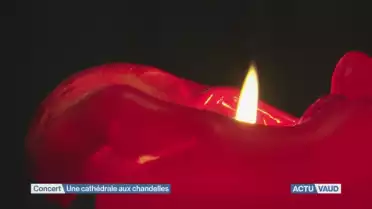 La Cathédrale de Lausanne illuminée de mille feux