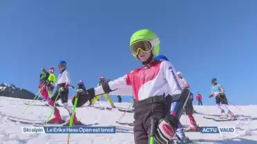 Des jeunes skieurs avides de compétition