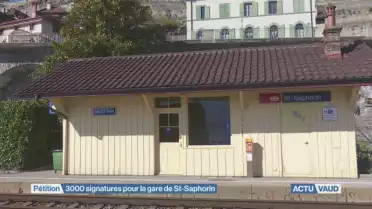 3&#039;000 signatures pour la gare de St-Saphorin
