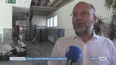 Vevey: Lionel Girardin à nouveau débouté