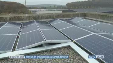 Transition énergétique: le canton de Vaud satisfait