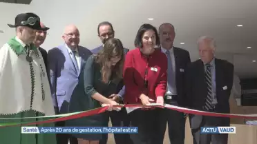 Après 20 ans de gestation, l&#039;hôpital de Rennaz est inauguré