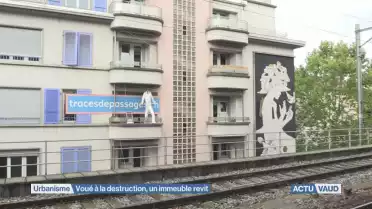 Gare de Lausanne: voué à la destruction, un immeuble revit