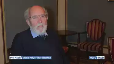 Le Prix Nobel Michel Mayor impressionné