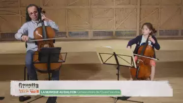 Duo de violoncelle du Conservatoire de l&#039;ouest vaudois