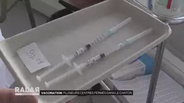 Plusieurs centres de vaccination fermés dans le canton