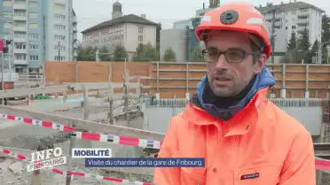 Les Fribourgeois invités à découvrir le chantier de la gare