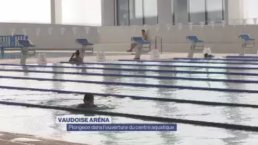 Ouverture du centre aquatique de la Vaudoise Arena