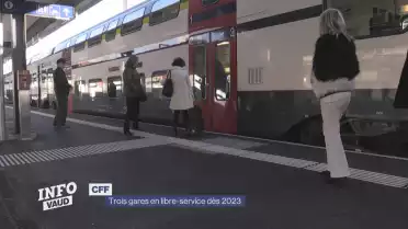 Trois gares en libre-service dès 2023