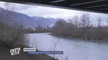 Un barrage sur le Rhône