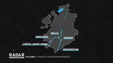 Le Tour de France parcourra 37 km dans le canton de Fribourg