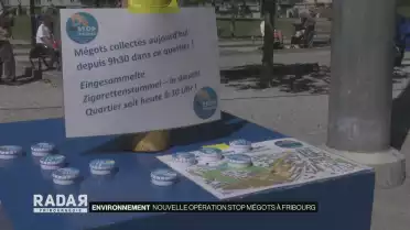 Nouvelle opération Stop Mégots à Fribourg