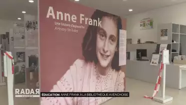Anne Frank à la bibliothèque avenchoise