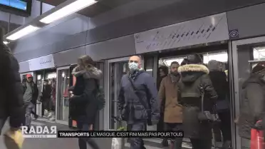 Transports publics: le masque, c&#039;est fini mais pas pour tous