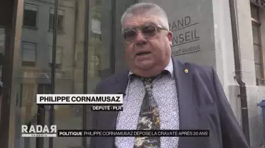 Philippe Cornamusaz dépose la cravate après 30 ans
