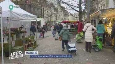 Le déménagement du marché de Fribourg fait grincer des dents