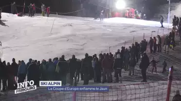 La Coupe d&#039;Europe de ski enflamme le Jaun