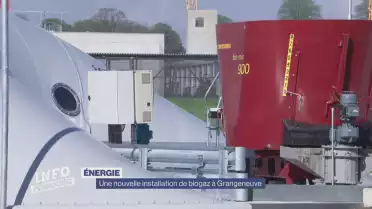 Une nouvelle installation de biogaz à Grangeneuve