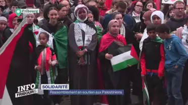 Rassemblement en soutien aux Palestiniens