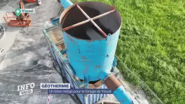 Bilan mitigé pour le forage géothermique de Vinzel