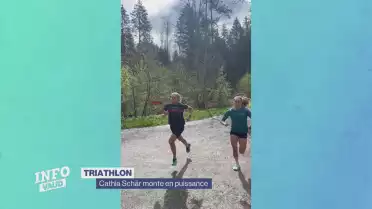 La triathlète Cathia Schär monte en puissance