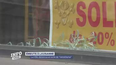 Emeute à Lausanne, la Ville dénonce des actes de &quot;mimétisme&quot;