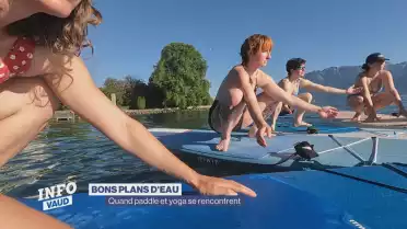 Quand paddle et yoga se rencontrent