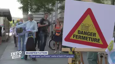 Manifestation : &quot;La Poste&quot; doit rester à Saint-François