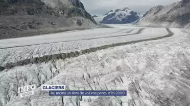 Les glaciers alpins perdront un tiers de leur volume