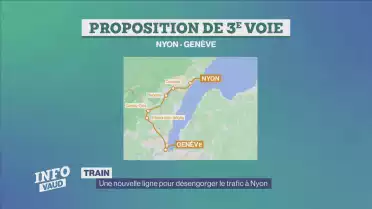 Une nouvelle ligne de train pour désengorger Nyon