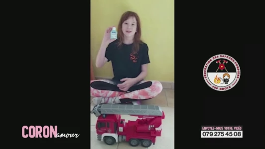 Coronamour: Jeunes sapeurs pompiers de la Broye