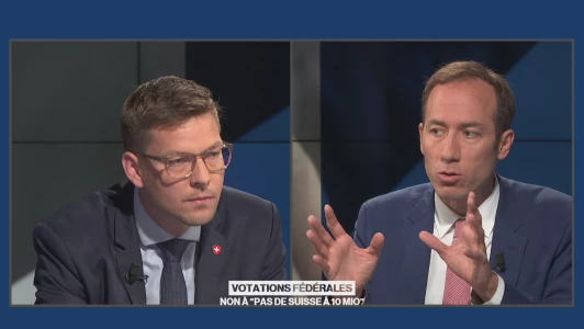 L'initiative "Pas de Suisse à 10 millions" rejetée à 55%