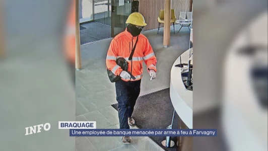 Une banque braquée à Farvagny
