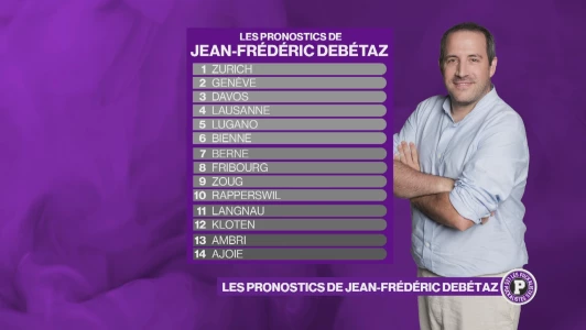 Le pronostic de la saison de Jean-Frédéric Debétaz