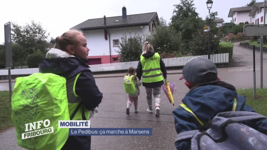 Le Pedibus: ça marche à Marsens