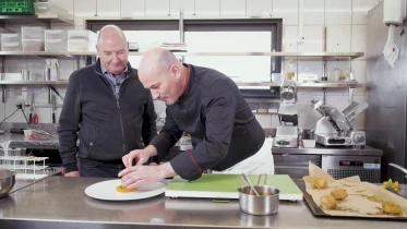 Dartois de canard au foie gras  du chef Samuel Destaing
