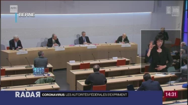 Coronavirus: Conf. de presse du CF du 23 mars 2020