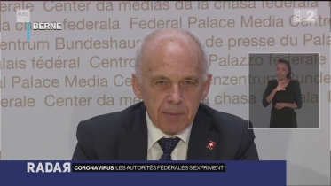 Coronavirus: Conf. de presse 1 du CF du 25 mars 2020