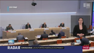 Coronavirus: Conf. de presse du CF du 26 mars 2020