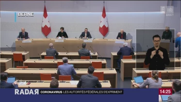 Coronavirus: Conf. de presse du CF du 2 avril