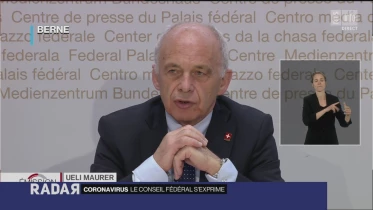 Coronavirus: Conf. de presse du CF 2 du 3 avril