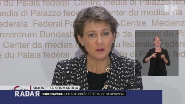 Coronavirus: Conf. de presse CF du 18 octobre