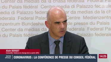 Coronavirus : Conf. de presse du CF du 24 septembre