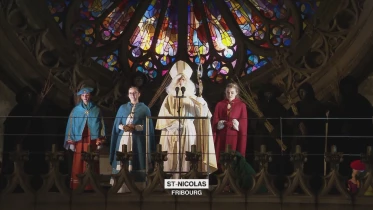 Le cortège et le discours