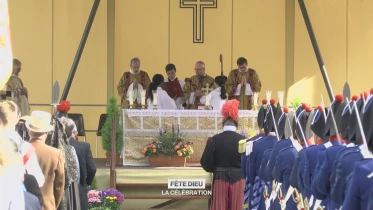 La messe et la procession