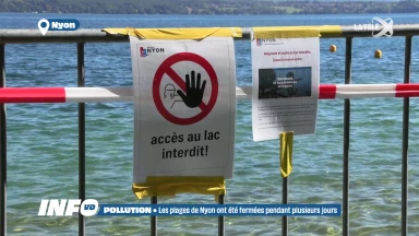 Nyon : les plages du lac rouvertes après une contamination bactérienne